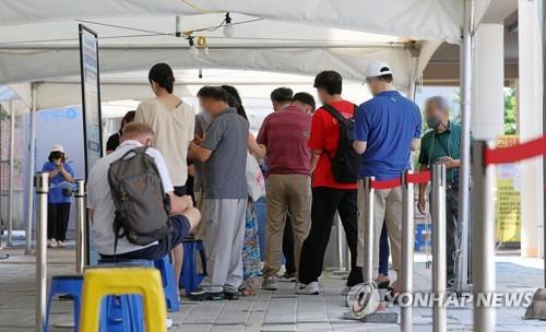 新型コロナウイルスの検査所（資料写真）＝（聯合ニュース）