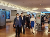 韓日議連代表団が東京到着　４日に日韓議連と幹事会議