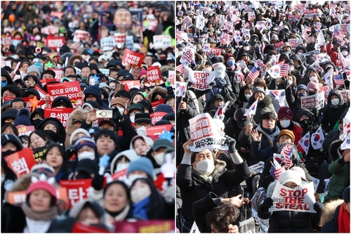 「非常戒厳」１年　国会前で賛否両派が集会へ　李大統領も非難集会に出席
