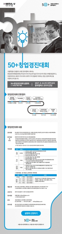인생2막 창업도전…서울시 50+창업경진대회 - 1