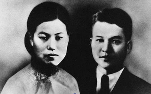 의열단원 박차정(왼쪽)과 의열단장 김원봉의 결혼사진. [독립기념관 제공]