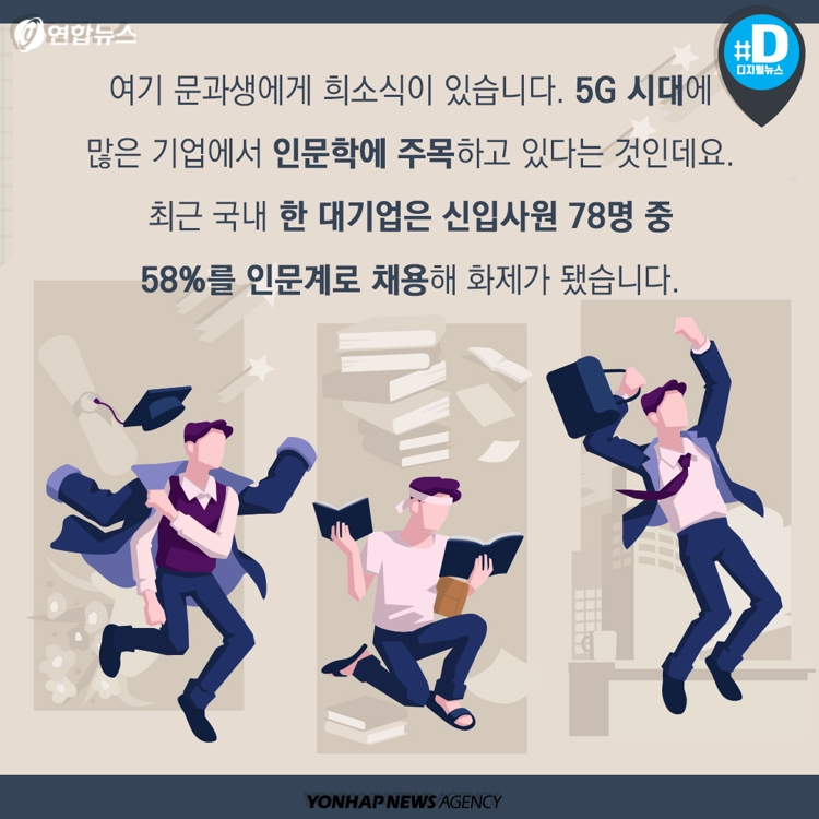 [카드뉴스] 막오른 5G 시대…정말 '문송' 채용 늘어날까요? - 5
