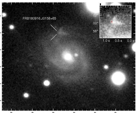 제미니북반구천문대 망원경으로 포착한 FRB 발원 나선은하 