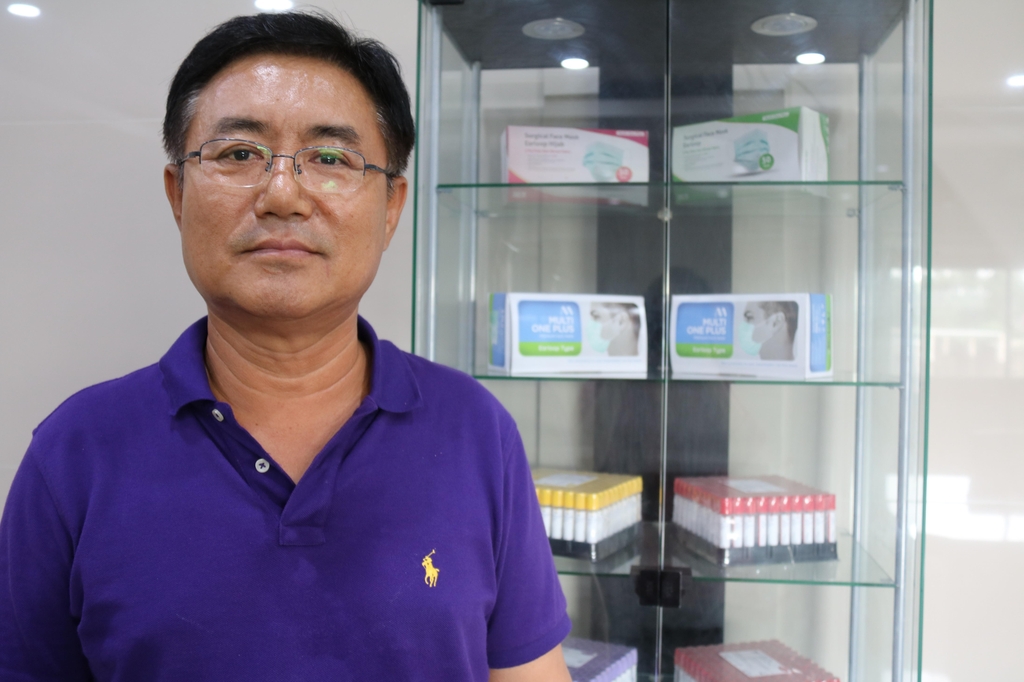 인도네시아의 마스크생산업체 멀티원플러스 이병복 사장