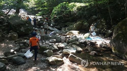 무등산 국립공원 원효계곡