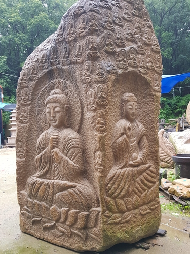 석불 조각가 오채현, 광주 무각사 특별전…50여점 선보여