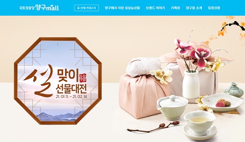 강원도경제진흥원, 양구몰서 '설맞이 선물대전 특판행사' 실시 - 1