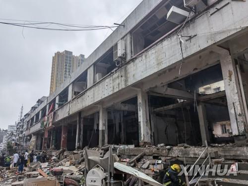 중국 후베이 시장 가스폭발 사망자 25명으로 늘어