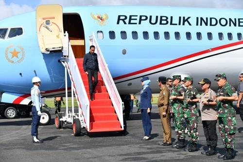 인도네시아 대통령 전용기의 기존 색깔