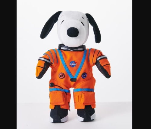 오렌지색 우주복 입고 선발대로 달 궤도 비행 나서는 '스누피'