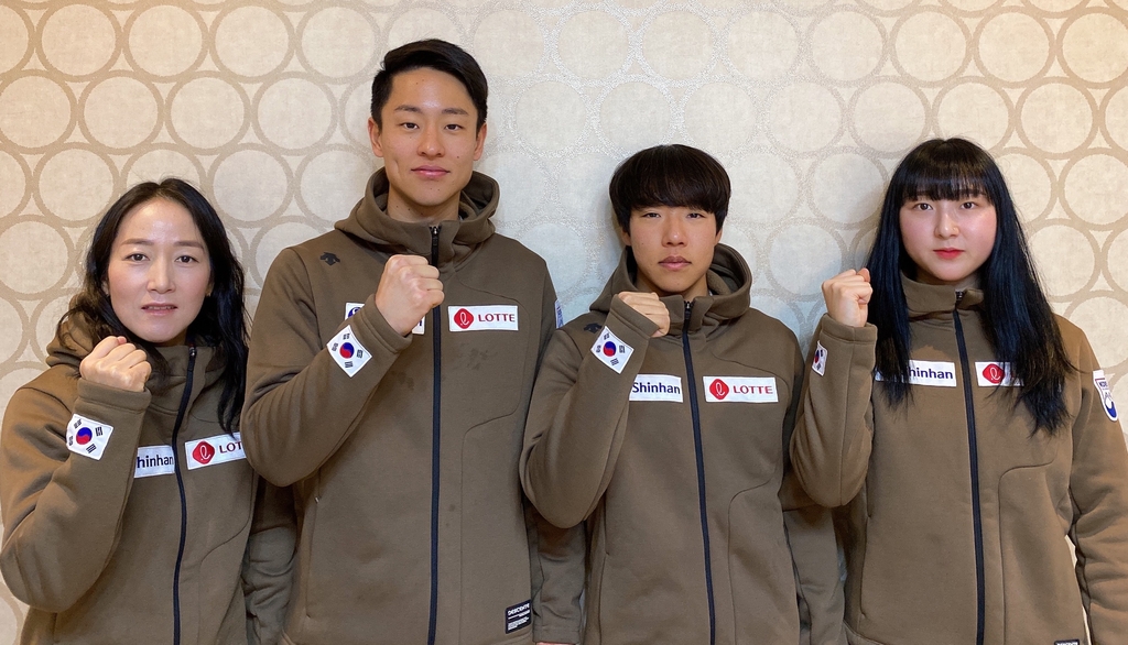 한국 크로스컨트리 베이징올림픽 국가대표 선수단. 