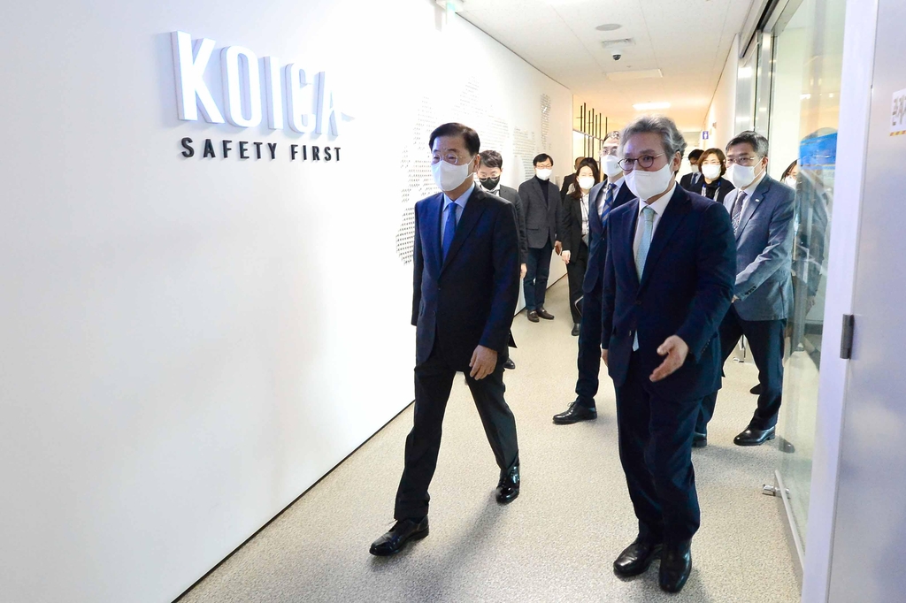 한국국제협력단(KOICA·코이카) 찾은 정의용 외교부 장관