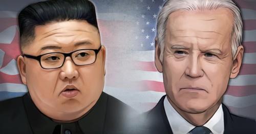 조 바이든 미국 대통령(오른쪽)과 김정은 북한 국무위원장[PG]
