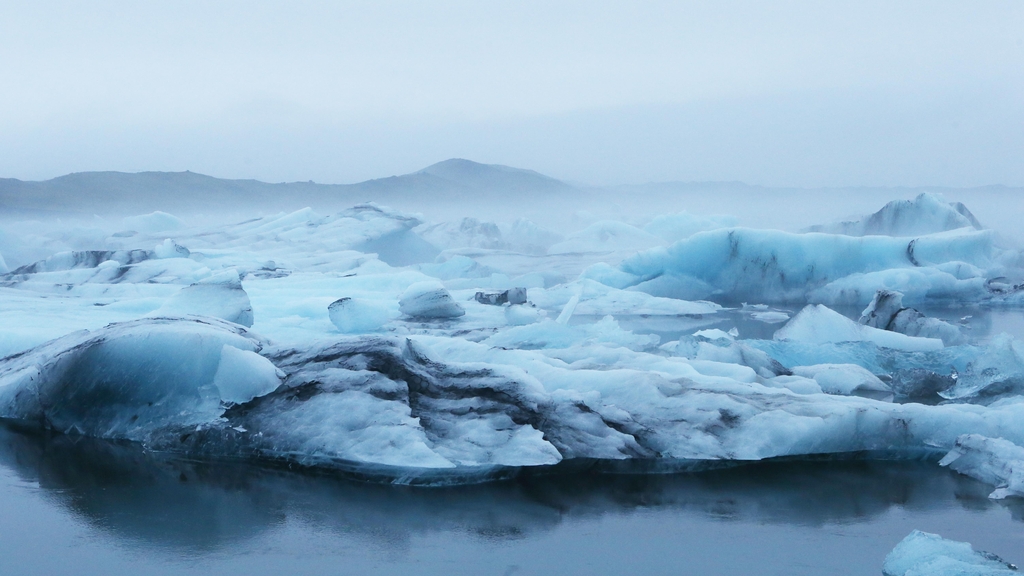 아이슬란드 빙하 모습