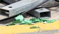 박근혜 전 대통령에 소주병 던진 40대 구속기소