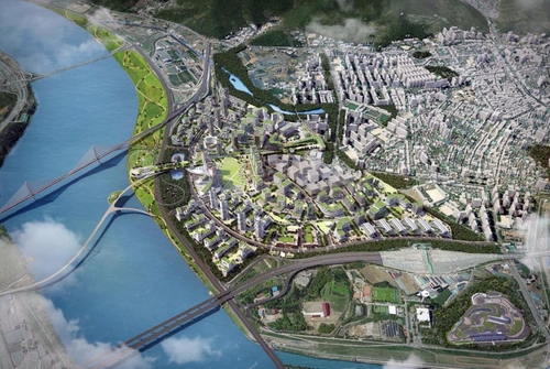 구리시 "토평동 한강 변 도시개발 2024년 착공 계획"