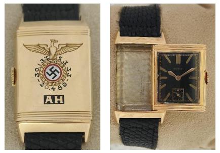 히틀러 손목시계, 美서 14억원 낙찰…유대인 사회 '부글부글'