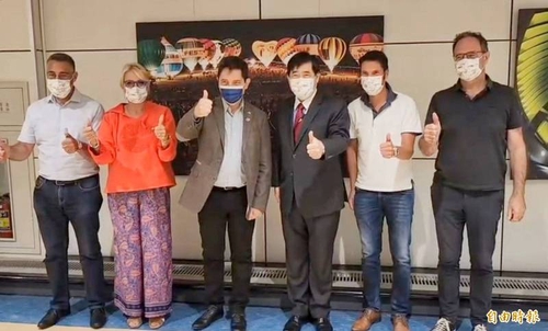 대만 찾은 프랑스 상원 대표단