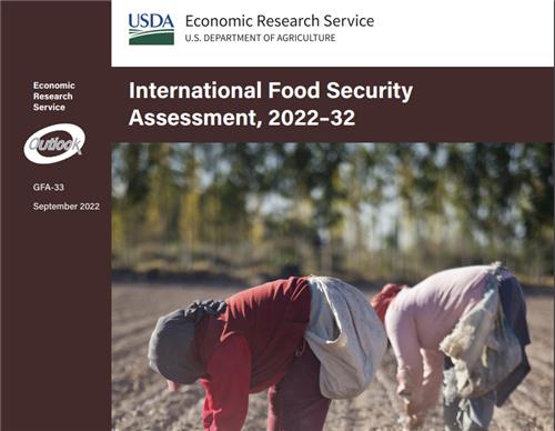 미 농무부 경제조사서비스 '세계식량안보평가 2022-2032' 보고서