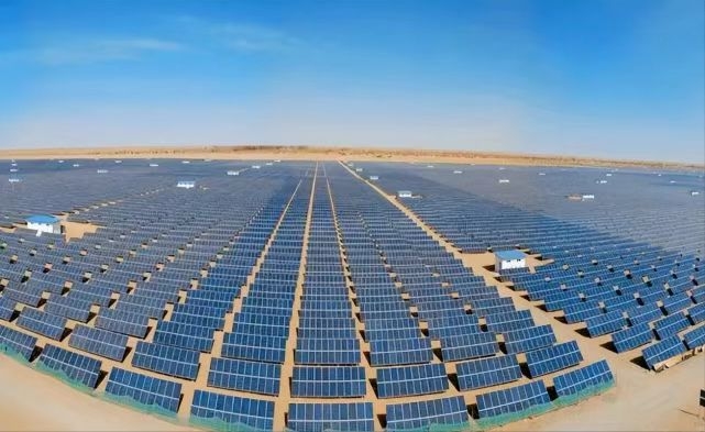 중국 태양광 발전 설비