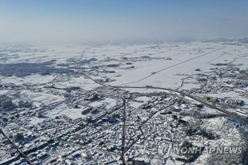 전북 부안의 겨울 풍경