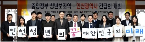 인천시 청년정책 예산 1천51억원 편성…지난해보다 18%↑