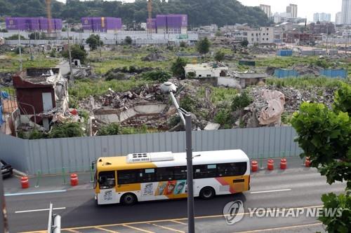 학동 참사 발생 부지