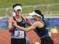전웅태-김선우, 근대5종 세계선수권 혼성계주 은메달