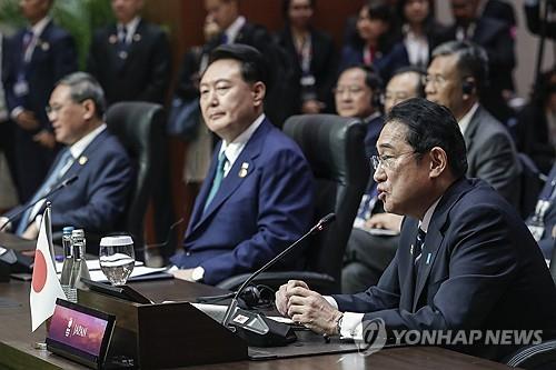 일본 언론 "아세안 동아시아정상회의서 오염수 비판 안 나와"