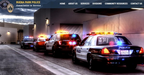 미 캘리포니아주 부에나파크 경찰 웹사이트
