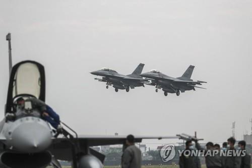 대만 공군의 F-16V 전투기