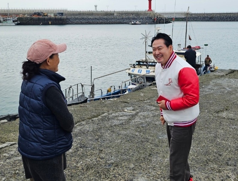 보령 섬 찾은 장동혁 후보