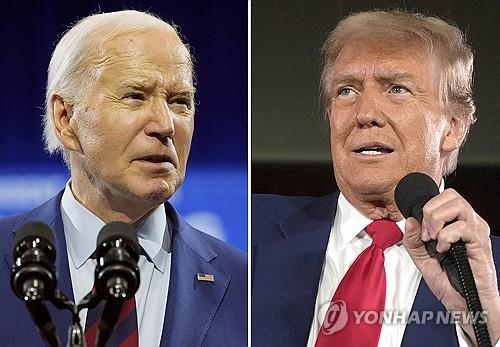 내달 첫 대선 토론 벌이는 조 바이든 대통령과 도널드 트럼프 전 대통령