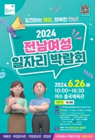 전남 여성 일자리 박람회, 26일 여수 흥국체육관서 열려