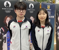 혼성 소총 박하준 "결선 강한 효진이"·반효진 "경험 많은 오빠"