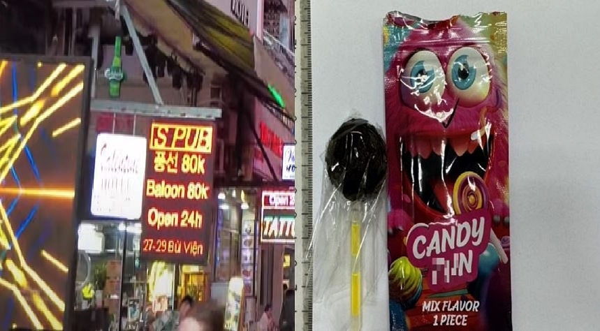 베트남 도심의 '환각 풍선' 광고와 태국의 '마약 사탕'