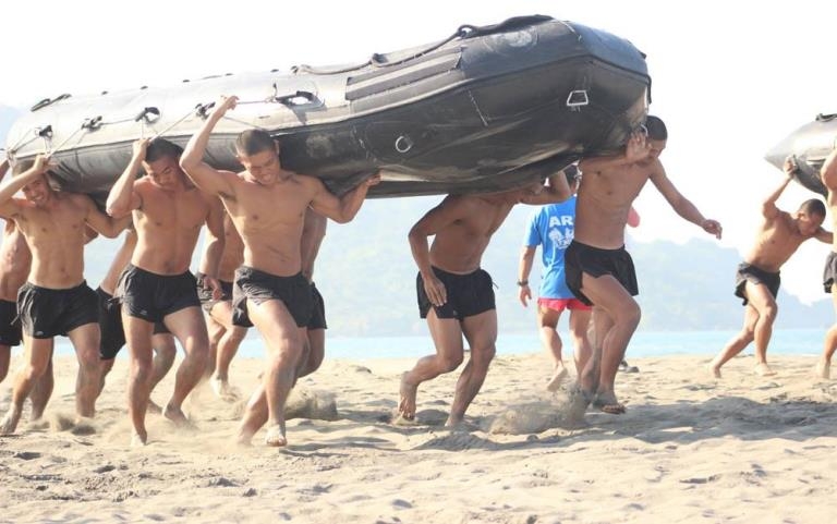 대만 해군 육전대 훈련