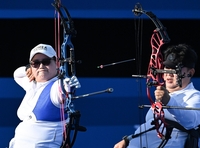 [패럴림픽] '아쉬웠던 1점 화살' 박홍조-김옥금, 양궁 혼성 단체 4위