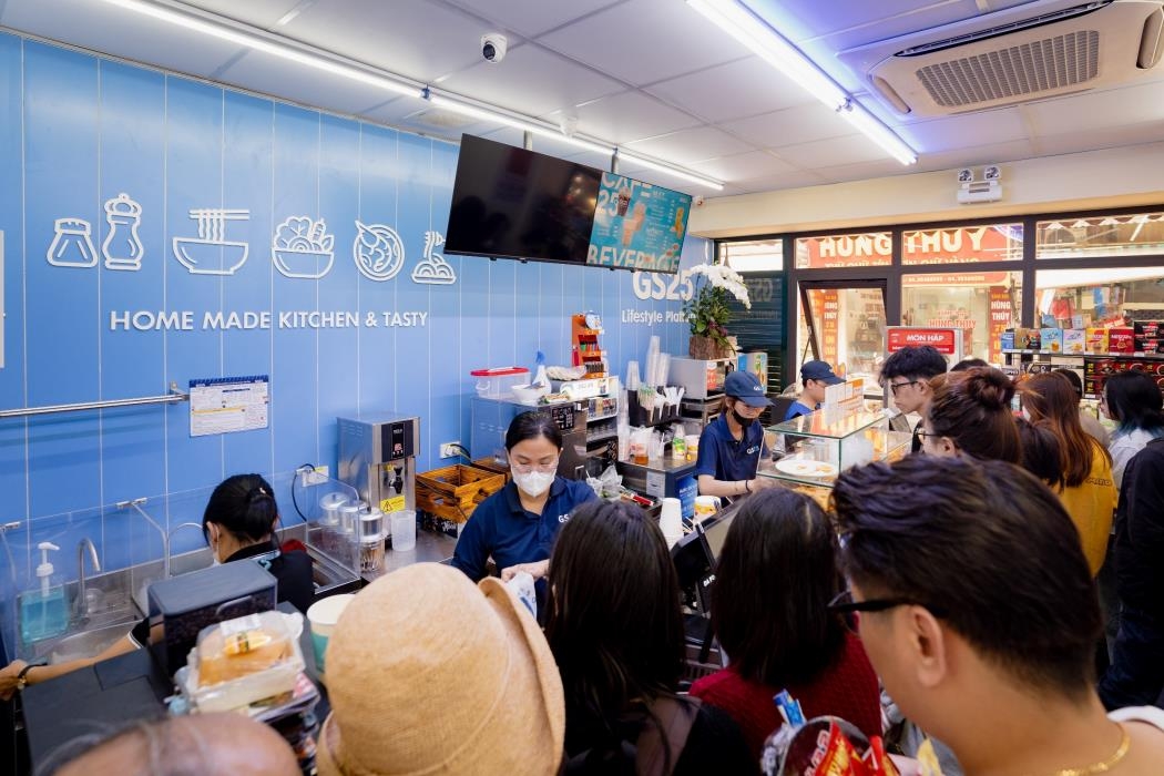 GS25 "베트남 하노이 6개 매장 일평균 매출 500만원 돌파"