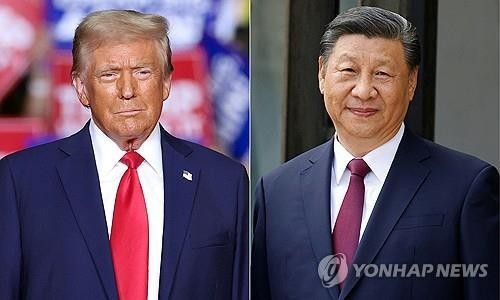 도널드 트럼프 미국 대통령과 시진핑 중국 국가주석