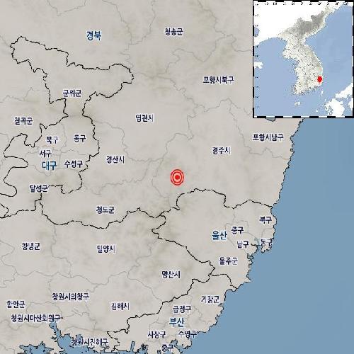 경주서 두 차례 지진…2016년 규모 5.8 지진 진앙 근처