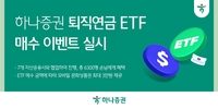 하나증권, 퇴직연금 ETF 매수시 모바일 상품권 지급 이벤트
