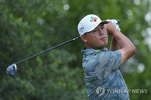 김시우의 티샷.