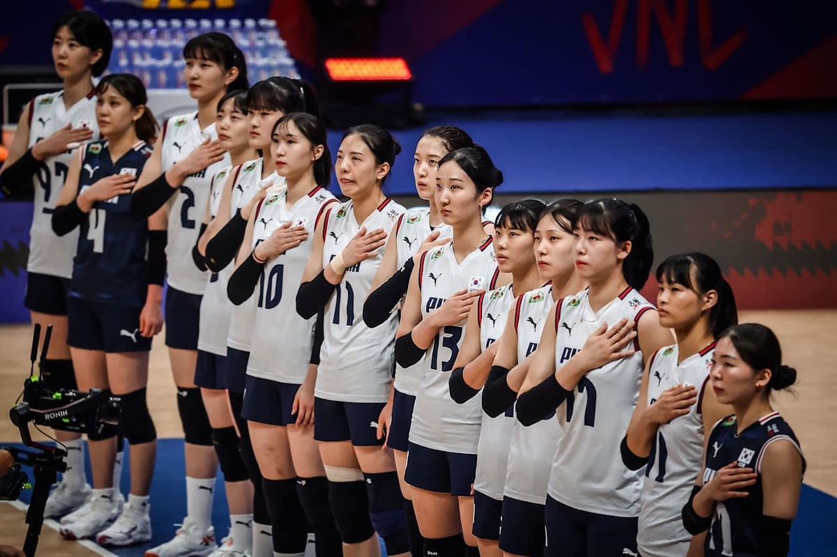 독일 높이에 밀린 한국 여자배구…VNL 첫판 0-3 완패