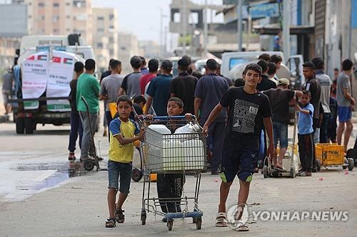 "이제는 가자 휴전을"…극심한 굶주림·공포에 지친 주민…