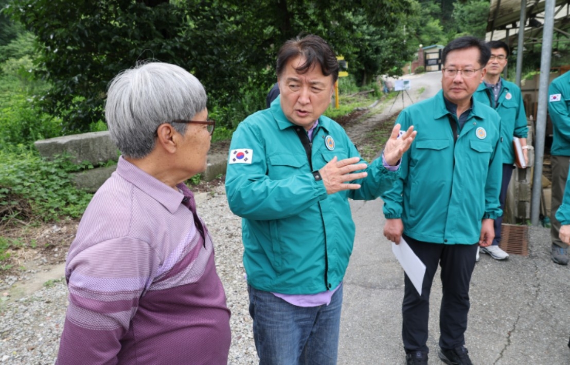 충북도, 산사태 취약지 긴급 점검…사면 붕괴 위험 여부…