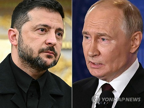 젤렌스키·푸틴 대통령