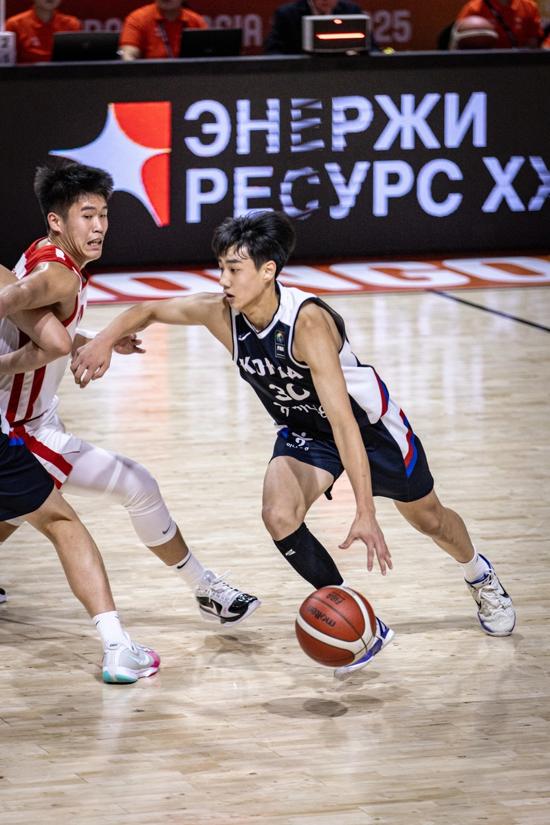 U-16 남자농구, 아시아컵서 중국에 16점 차 패배…8강 진출전행