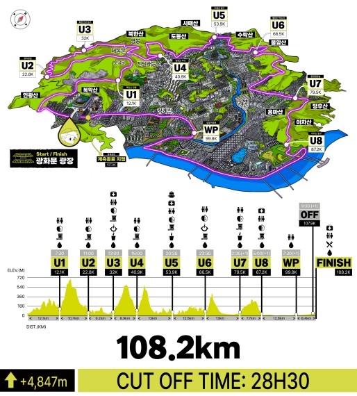 '서울100K' 100K 코스도