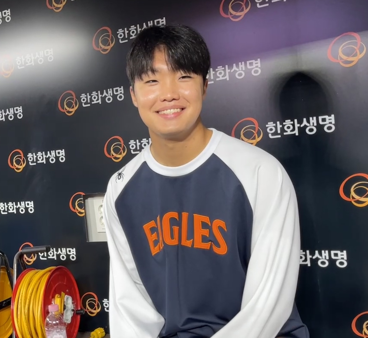 만면에 미소를 지은 정우주